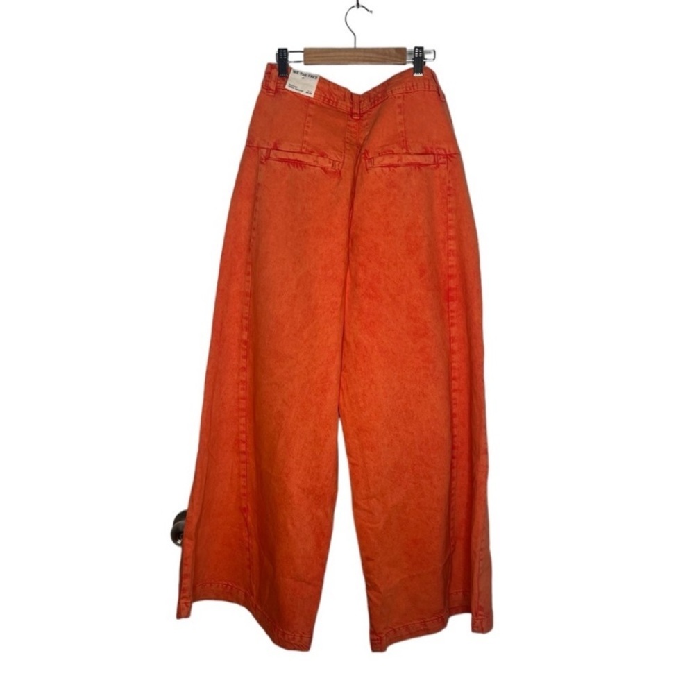 NWOT Free People We The Free Denim Equinox Trouser Wide Leg Pants - Picture 7 of 15